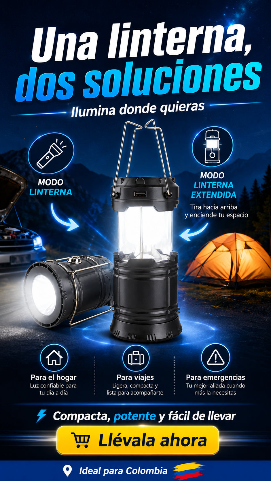 Linterna Camping