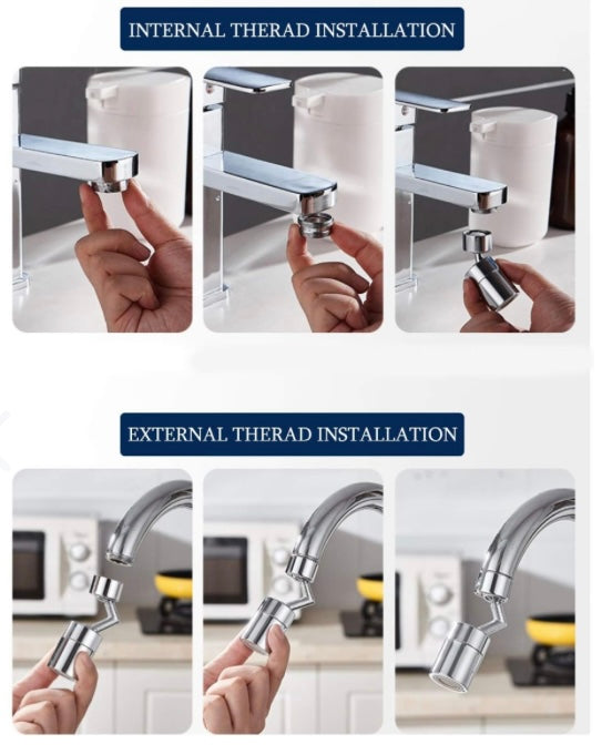 Grifo Ahorrador Agua 720° Llave Cocina