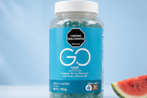 GOMAS PARA EL CABELLO Y UÑAS GO HAIR