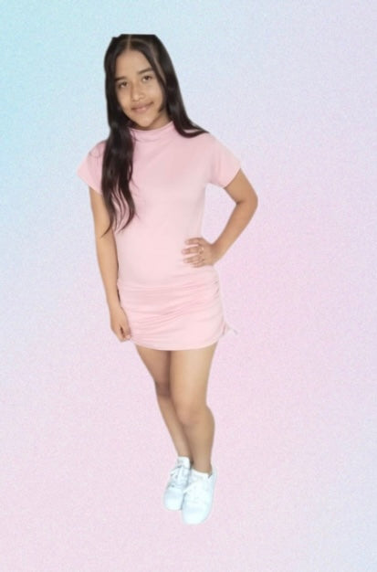 VESTIDOS TELA PIEL DE DURAZNO