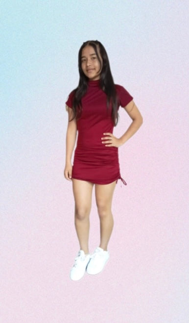 VESTIDOS TELA PIEL DE DURAZNO