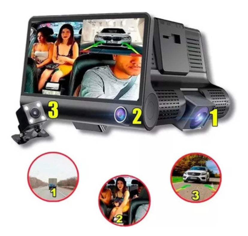 CAMARA INTELIGENTE PARA CARRO 3 EN 1