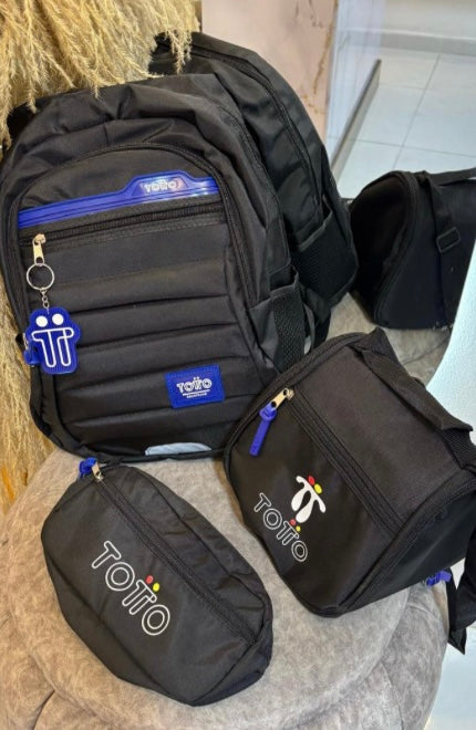 PROMO, BOLSO TRIO CABALLERO UNICOLOR
