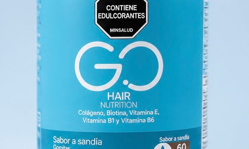 GOMAS PARA EL CABELLO Y UÑAS GO HAIR