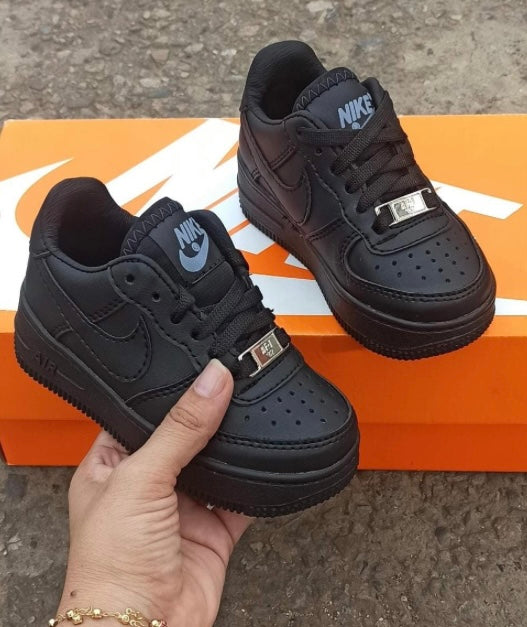 zapatillas tenis force one blanco y negr