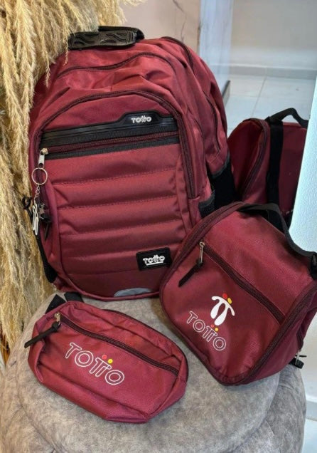 PROMO, BOLSO TRIO CABALLERO UNICOLOR
